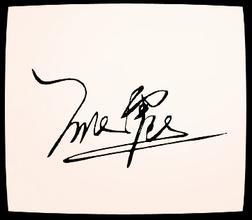 张震独具魅力的艺术签名赏析